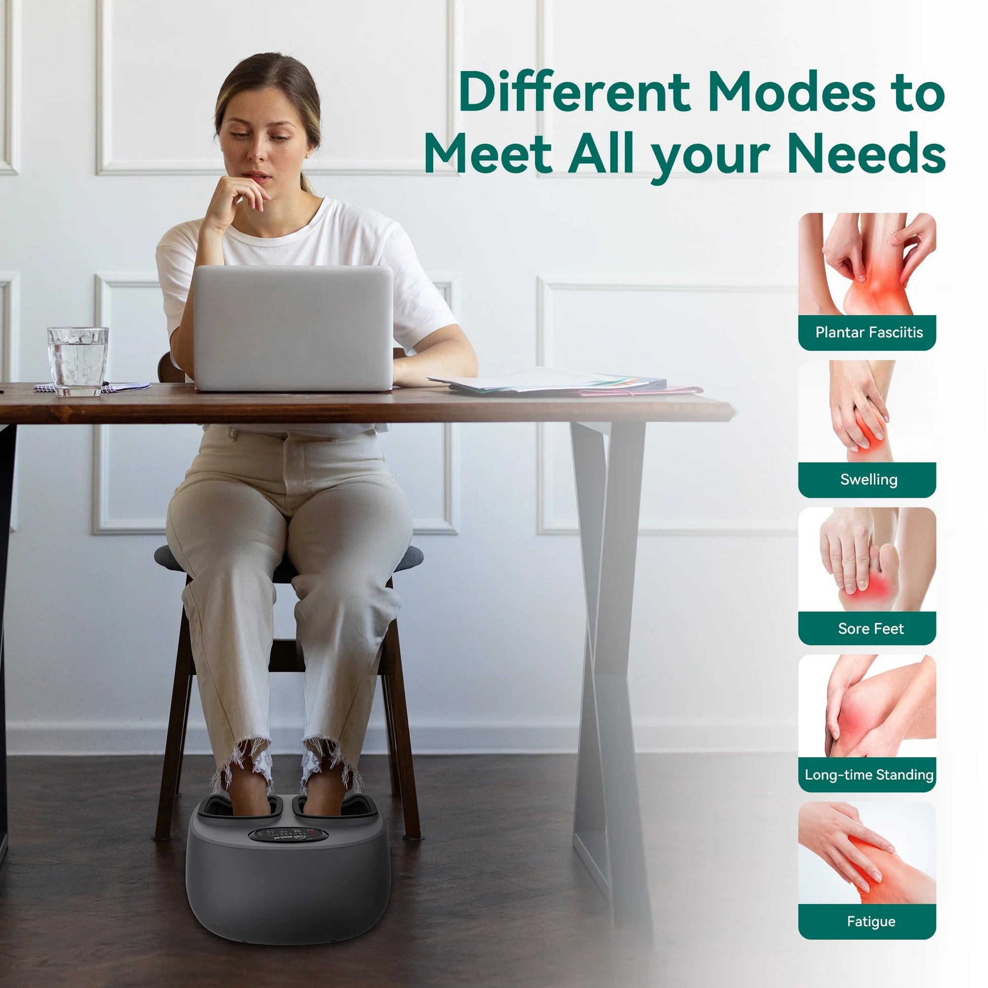 Ultimate Shiatsu Foot Massager with Heat - The Perfect Foot Massage Machine for Enhanced Blood Circulation and Relaxation