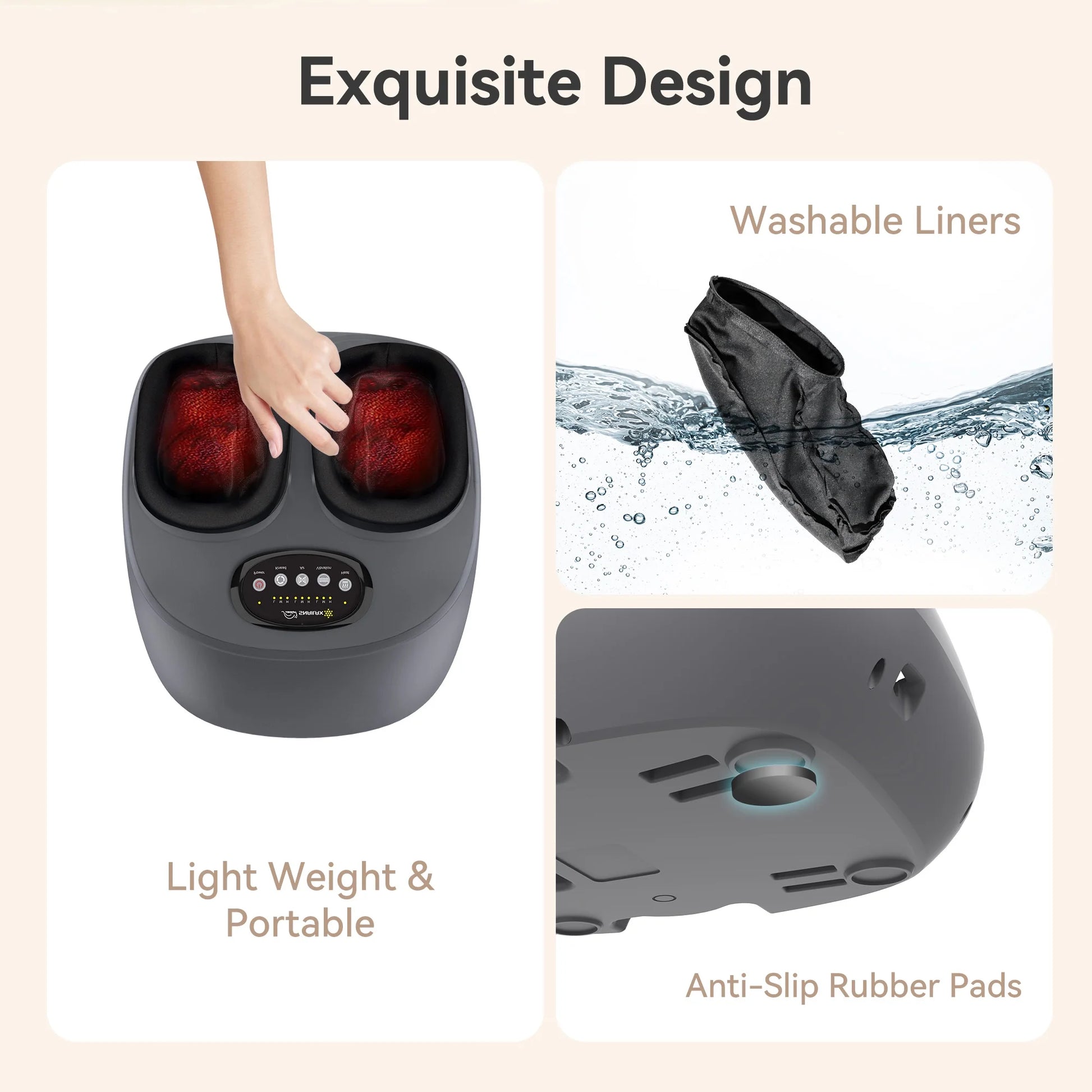 Ultimate Shiatsu Foot Massager with Heat - The Perfect Foot Massage Machine for Enhanced Blood Circulation and Relaxation