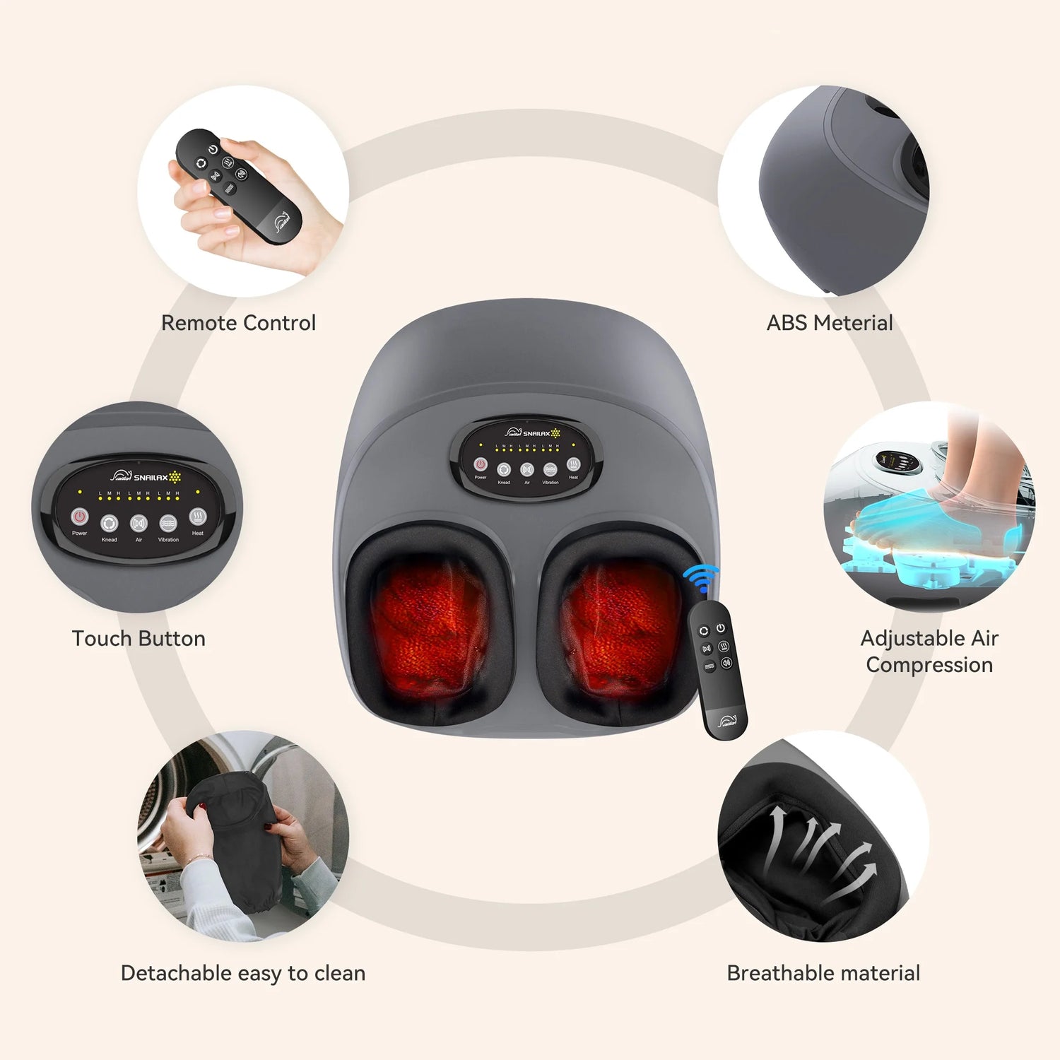 Ultimate Shiatsu Foot Massager with Heat - The Perfect Foot Massage Machine for Enhanced Blood Circulation and Relaxation
